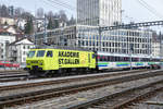 SOB: Impressionen vom Voralpenexpress im Bahnhof St.