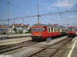 Am 17.7.05 fuhr der Voralpen-Express IR 2424 nach Luzern, mit einem alten BDt in Rapperswil aus. Daneben steht eine mit NPZ gefhrte S26.