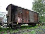 SBB - Ausrangierter Gterwagen Gklm-v  42 85 114 5 219-8 abgestellt in Triengen am 28.08.2010