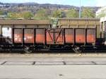 SBB Gterwagen Es 21 85 519 5 581-6 im SBB Gterbahnhof von Biel-Bienne am 18.11.2006