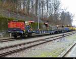 SBB - Dienstwagen Xans 99 85 93 51 109-5 +  99 85 93 51 209-3 abgestellt in Ostermundigen am 27.01.2024