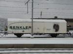 SBB / BLNKLER - Unterhaltswagen  Vs 40 85 950 8 338-2 im Bahnhof von Spiez am 12.12.2008