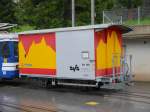 tpc / BVB - Güterwagen Gk 705 abgestellt im Bahnhofsareal in Villars-sur-Ollon am 20.07.2014