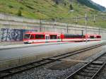 Hier zu sehen ist ein BDSeh 4/8 als R 69 (Tsch - Zermatt) am 22.7.2015 bei der Einfahrt in Zermatt.