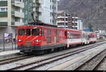 MGB - Deh 4/4  92 im Bhf. Brig am 26.02.2023