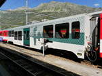 MGB - Personenwagen  2 Kl. B 4216 im Bahnhof Andermatt am 04.08.2017