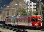 Der Regio kam am 20.2.17 pünktlich im Bahnhof Visp an.