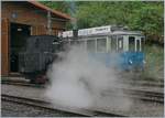 50 Jahre Blonay - Chamby; das Jubiläum in fünf Bilder:Seit der Eröffnung der Strecke von Vevey nach Chamby wird hier elektrisch gefahren, doch seit nun genau fünfzig Jahren dampft es regelmässig zwischen Blonay und Chamby.
Die hübsche G 2/2 Ticino am 10. Mai 2018 in Chaulin.