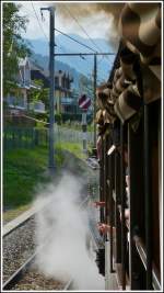 - Dampf, Nieten und hippsche Wendescheibe - Impression der Museumsbahn Blonay - Chamby. 27.05.2012 (Hans)