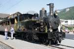 G 3/4 208 im Bahnhof Meiringen; 22.08.2010