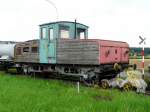 Bahnmuseum Kerzers / Kallnach - Rangiellok Nr.3  Abgstellt in Kallnach am 20.07.2008