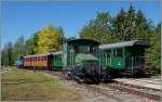 Auf dem frei zugänlichen Museums- und Depot-Gelände der  Compagnie du Train à Vapeur de la Vallee de Joux  in Le Pont konnte ich diesen grünen CTVJ Tm I 102 fotografieren.
3. Juni 2015