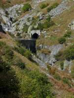 Zufahrt auf den Kehrtunnel zwischen Oberwald und Gletsch (2.10.11)