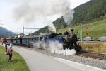 HG 3/4 1 ''Furkahorn'' verlässt am 4.9.2016 Oberwald in Richtung Realp.