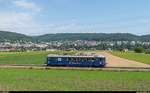 DSF Triebwagentreffen am 1. August 2017.<br>
Tunnelkino ABe 4/4 11 auf dem Weg von Koblenz nach Laufenburg.