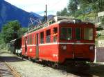 FM Extra-GmP 3206 fr GRAUBNDEN TOURS Castione-Arbedo - Cama vom 29.08.1997 nach Ankunft in Cama mit Triebwagen BDe 4/4 491 - Kk 7027 - A 1102.