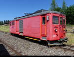 CJ / La Traction - Triebwagen Gem 4/4  401 im Freigelände von La Traction in Pre Petitjean am 24.06.2023