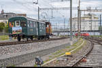 150 Jahre Seelinie und Trajektverkehr am 4. Mai 2019.<br>
Tem I 273 mit B9 ex RHB auf Bahnhofsrundfahrt vorbei am Locorama. Im Hintergrund wartet der Churchill-Pfeil auf seine nächste Rundfahrt. Standort hinter Abschrankung innerhalb des Locorama-Geländes.