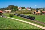 Am 10.09.2023 ist die VHE Emmental Ed 3/4 2 unterwegs anlässlich des SlowUps auf der Emmentalbahn und konnte hier bei Gammenthal aufgenommen werden