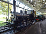 Die Dampflokomotive Ed. 3/3  Langnau  mit der Betriebsnummer 3 der Emmental Bahn im Verkehrshaus der Schweiz (Luzern, September 2011) 