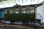 Der Personenwagen C 66 der Schweizerischen Nordbahn im Verkehrshaus der Schweiz (Luzern, September 2011)