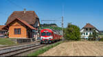 VPM RBDe 566 I 222 / Häusernmoos, 10. September 2023<br>
SlowUp Emmental-Oberaargau