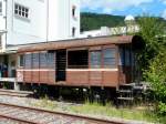 VVT - Gterwagen Gms  387 ex SBB ...  abgestellt im Betriebsareal der VVT in St.Sulpice am 01.08.2011