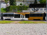MOB - Personenwagen 2 Kl. Bs 234 in Montreux am 09.05.2017