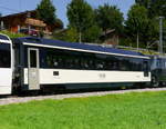 Goldenpass MOB - Personenwagen 2 Kl. BDs 220 unterwegs bei Schönried am 26.08.2017