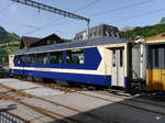 Goldenpass MOB - Personenwagen 1 Kl. As 110 im Bahnhof von Montbovon am 26.08.2017