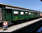 VVT - Personenwagen 2 Kl. ( Ex SBB ) B4 3933 (55 85 28.03 118-7) auf einer Extrafahrt im Bahnhof Biel am 29.06.2019