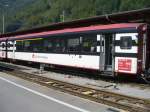 zb - Personewagen 1 + 2 Kl. AB 434-0 in Bahnhof von Interlaken Ost am 02.09.2007