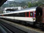 Bp 50 85 20-73 008-8 abgestellt in Locarno. Diese Wagen verkehren Fahrplanmssig schon seit einiger Zeit nicht mehr ins Tessin, 22.04.2011.