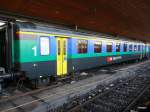 SBB - Personenwagen 2 Kl. B 50 85 18-33 550-2 in Hauptbahnhof Zrich am 02.12.2012