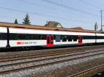 SBB - Domino Personenwagen 2 Kl.- B 50 85 20-43 156-3 im Bahnhof Rupperswil am 11.07.2015