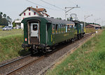 SBB/HSTB: Remisenfest des Vereins Historische Seethalbahn vom 3. September 2016.
Sonderzug nach Hochdorf mit der Be 6/8 III 13302 und einem Railvetica-Wagen der Betriebsgruppe 13302 Wädenswil bei Eschenbach. Auch unverpendelte Personenzüge können recht fotogen sein.
Foto: Walter Ruetsch 