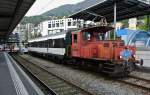 Te II 176 mit D ex. SNCF 50 85 92-75 330-7abgestellt in Locarno, 26.10.2013.