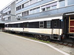 SBB - Ausrangierter  Gepäckwagen D 50 85 92-75 316-6 im Bahnhofsareal in St. Gallen am 24.07.2016
