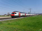 SBB - IC unterwegs auf Bern bei Lyssach am 25.03.2017