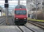 SBB - IC nach Bern bei der durchfahrt im Bahnhof Gmligen am 31.12.2012