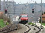SBB - RE unterwegs bei Lyssach Richtung Bern am 18.04.2013
