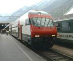 SBB,IC 2000 Steuerwagen am 30.04.00 in Chur/GR