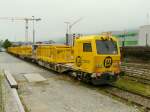 SBB / Marti - Gtersteuerwagen Stmgmss-t 95 85 727 0 901-8 im SBB Gterbahnhof abgestellt am 28.09.2013  ...