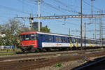 BDt 50 85 82-35 989-3 durchfährt den Bahnhof Pratteln. Die Aufnahme stammt vom 05.10.2018.