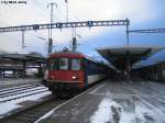 BDt 50 85 82-33 984-4 (BDt EW1) verlässt am 7.1.10 IR 1464 nach Bern. Ein Tipp für Nostalgiefans, dieser IR wird planmässig mit dem abgebildeten EW1/2-Pendel geführt. Am Zugschluss schiebt die Re 4/4'' 11226.