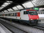 SBB - Steuerwagen Bt 50 85 28-94 904-5 an der Spitze eines IC nach Lugano im HB Zürich am 28.01.2018