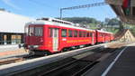 Triebwagen ABDeh 2/4 Nr. 24 am 14.8.2017 im Bahnhof Heiden.