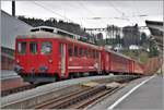 ABDeh 2/4 23 mit B11 und B10 (ex SBB) in Heiden.