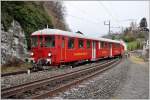 Bt31 + ABDeh 2/4 24 auf dem Weg ins Ausweichgleis in Eienacht-Tobel.