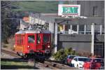 Der ABDeh 2/4 24 nähert sich dem Endbahnhof Heiden. (28.12.2015)